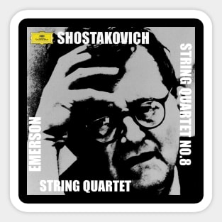 Dmitri Dmitrievich Shostakovich String Quartet No 8 Album Sticker